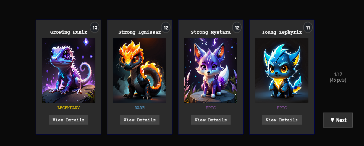 Epochis pet collection